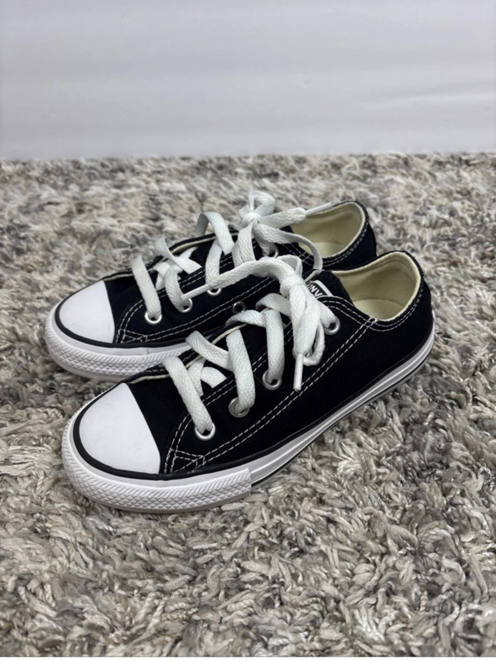 Kids' Chuck Taylor All Star Low Top Sneaker Toddler Black/white  Size 12